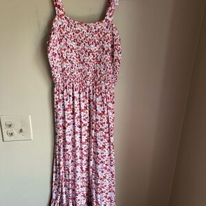 Floral Smocked Maxi Dress